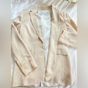 Zara blazer, nude, oversized